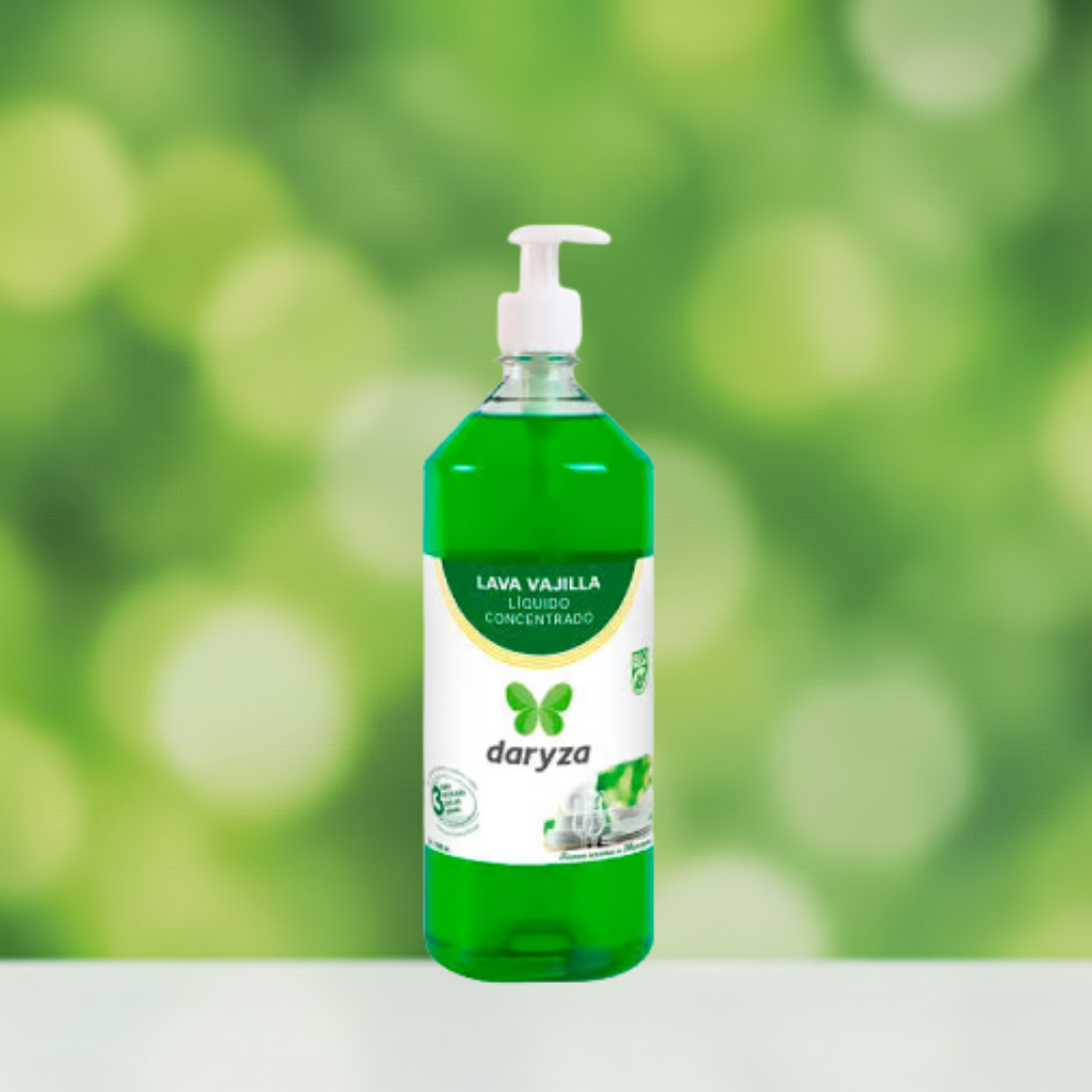 Lavavajilla liquido biodegradable manzana