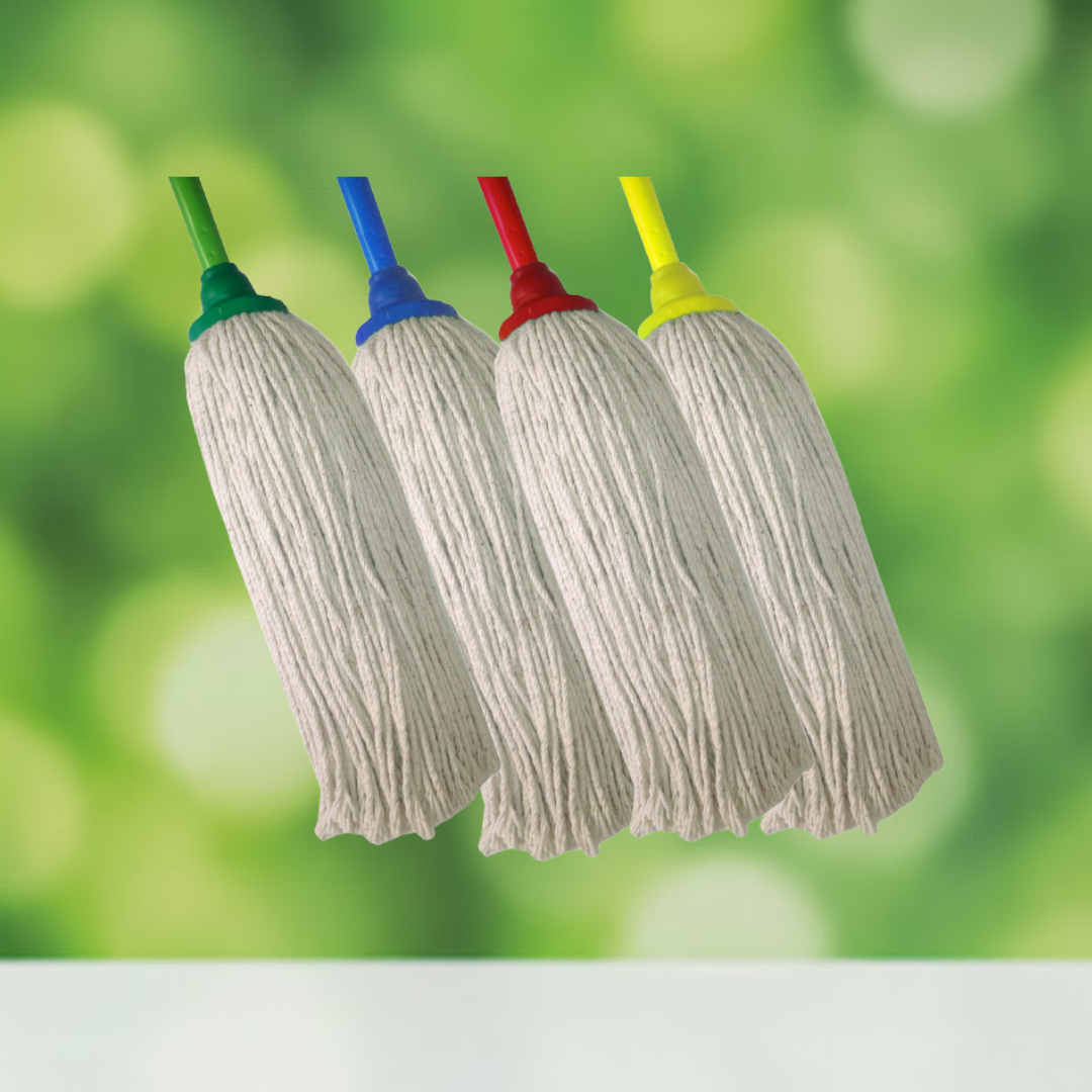 Trapeador ecoclean algodón string con grapa plastica 350gr