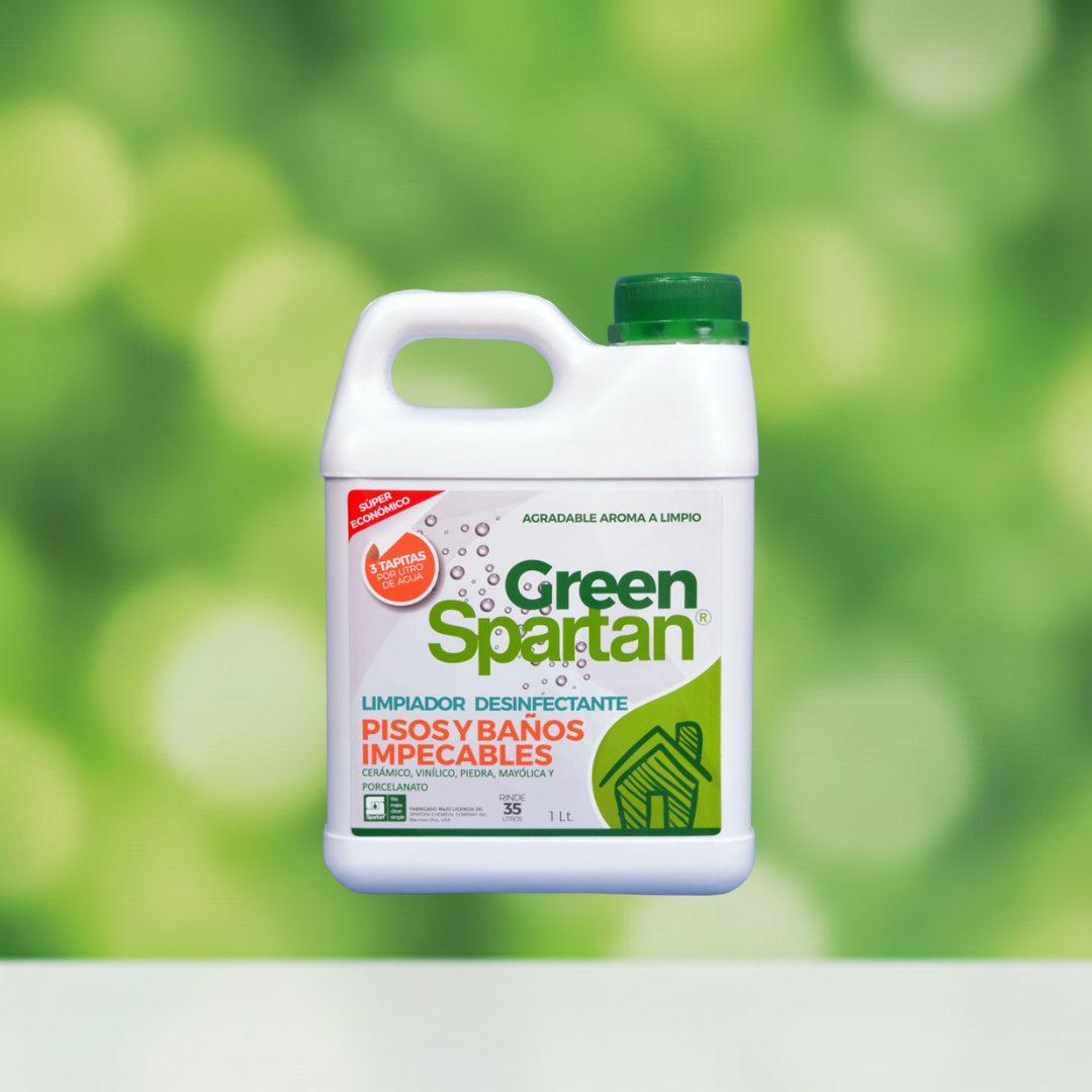 Limpiador desinfectante Green Spartan - Pisos y baños impecables