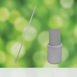 Baston plastico de fibra de vidrio blanco 54"