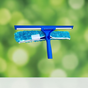 Limpia luna de jebe y mopa